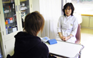 健康相談の様子